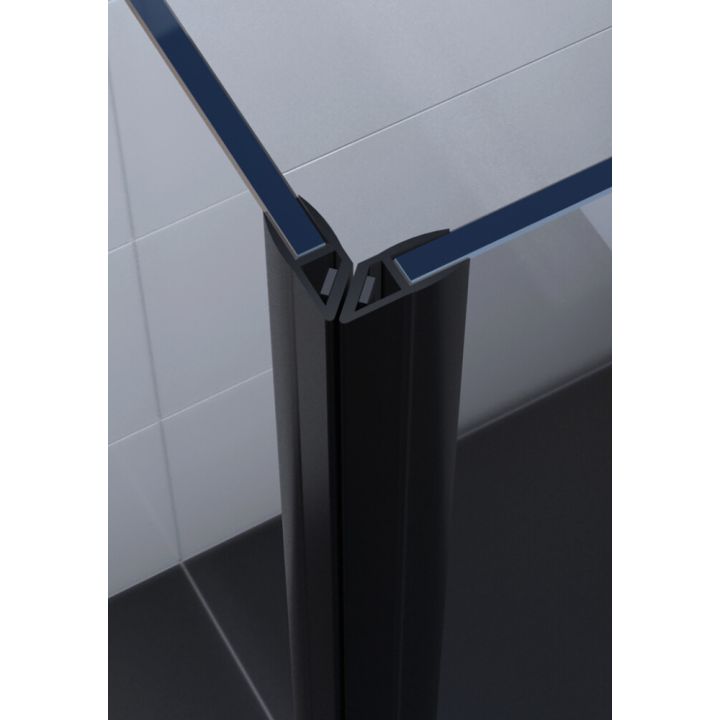 Magneettilistapari Nordium Musta 2 kpl