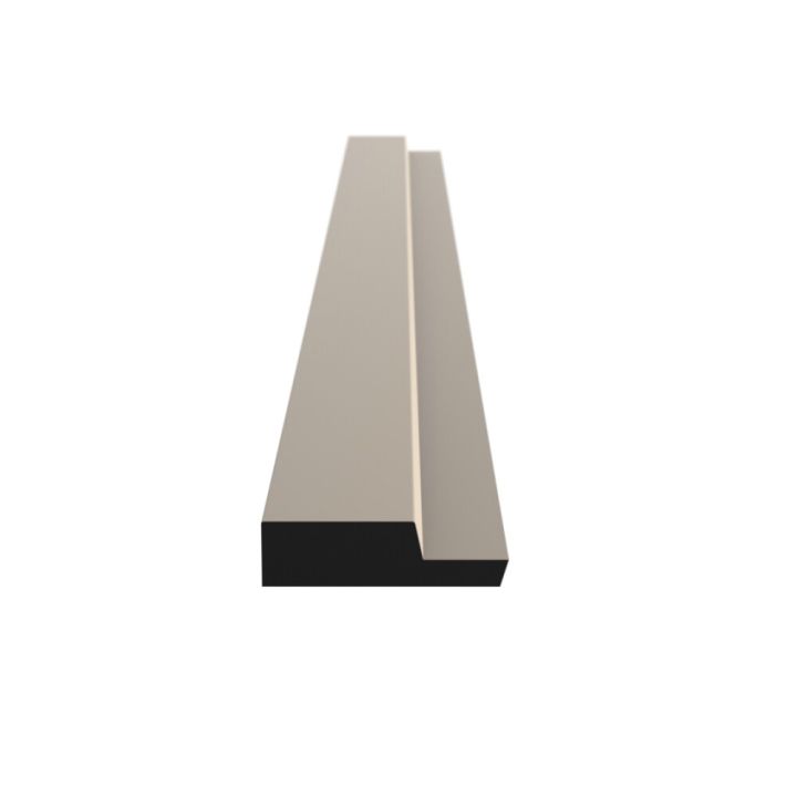 Päätylista Nordium uros greige 12 x 44 x 2600 mm