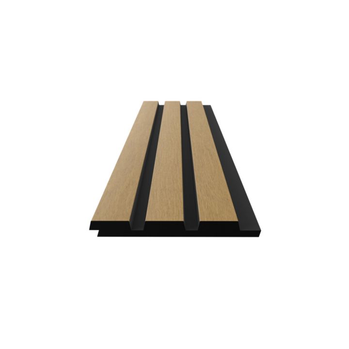 Sisustuspaneeli Stocksund vaalea tammi 12 x 122 x 2600 mm