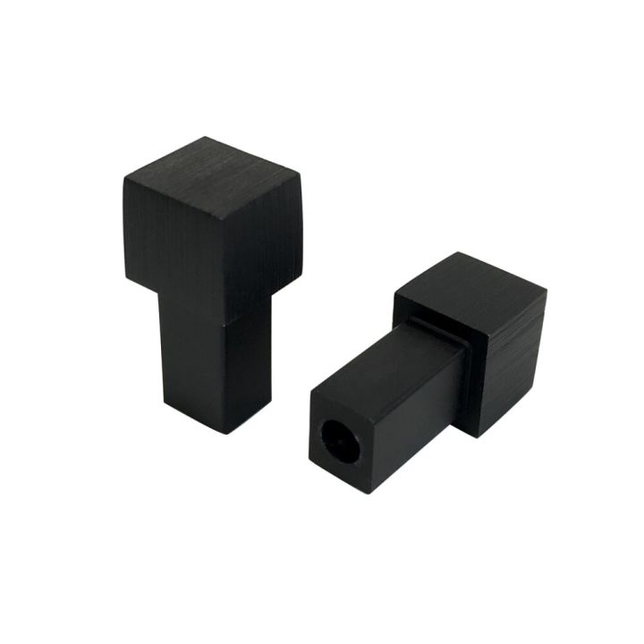 Laattalistan Kulmapala Dione Neliö Carbon Black 8 mm