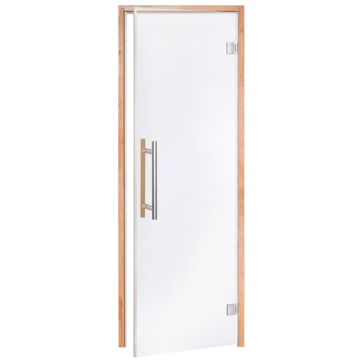 Saunanovi Andres Benelux kirkas leppäkarmilla, eri kokoja