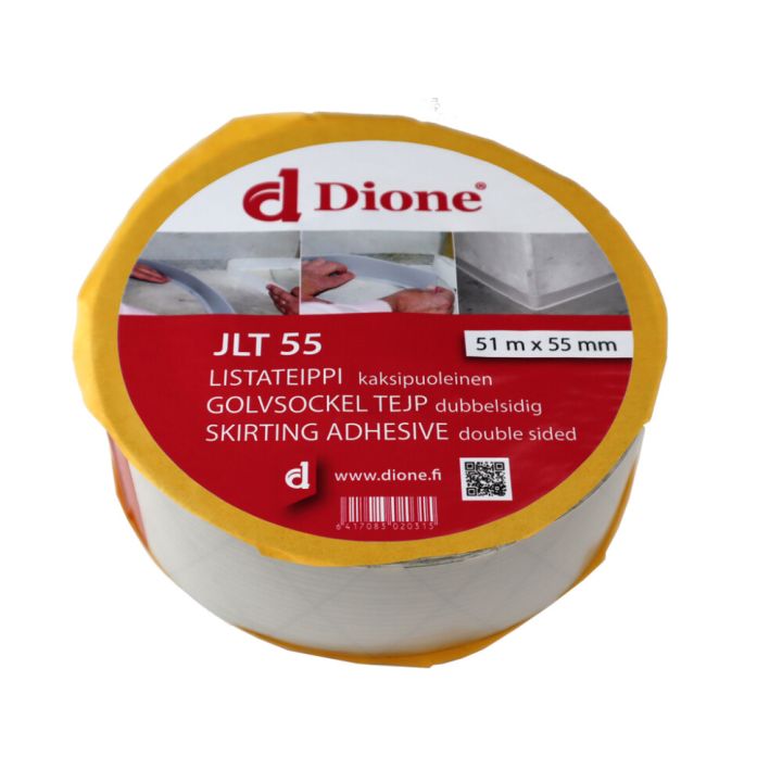 Jalkalistateippi Dione kaksipuoleinen 55 mm x 50 m