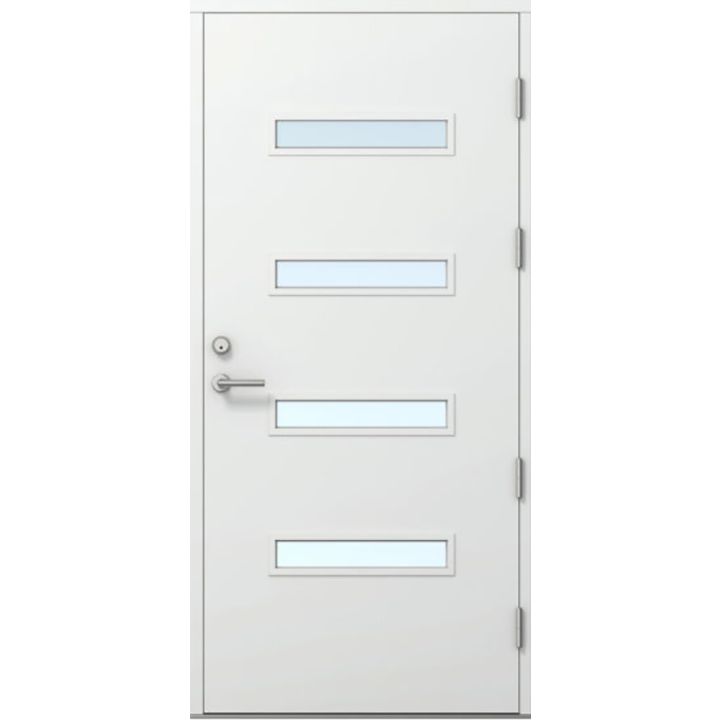 Ulko-ovi Kaskipuu FE3 Thermo Valkoinen 10 x 21 10 x 21 Oikea