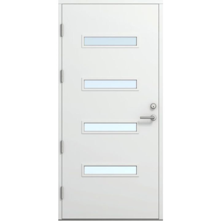 Ulko-ovi Kaskipuu FE3 Thermo Valkoinen 10 x 21 10 x 21 Vasen