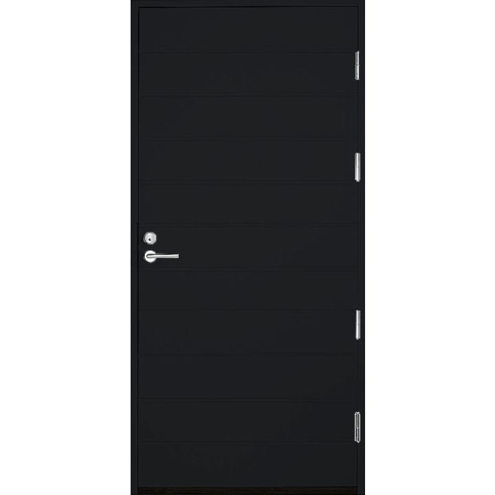 Ulko-ovi Kaski UO7 Thermo musta 10 x 21