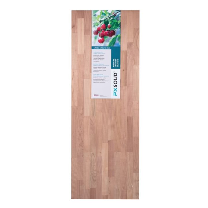 Liimapuulevy PXSolid kirsikka B/C 18 x 600 x 2000 mm