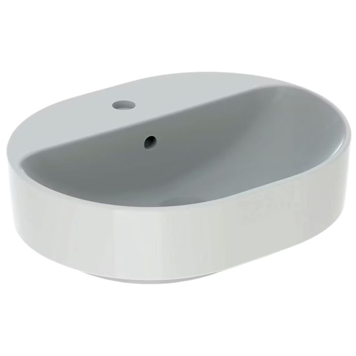 Pesuallas Geberit VariForm ellipsi valkoinen 50 x 40 cm