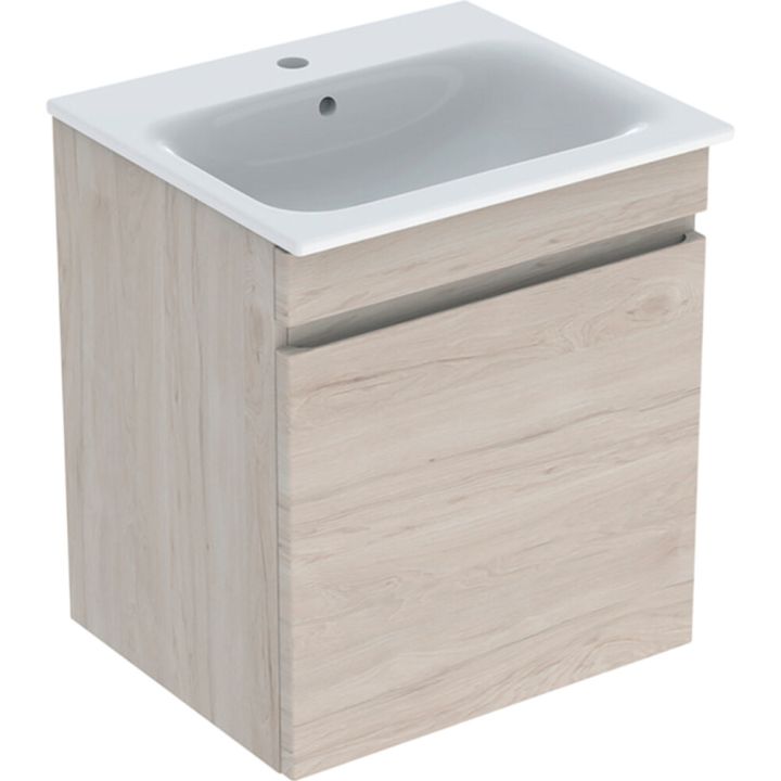 Allaskaappipaketti Geberit Renova Plan vaalea hikkoripuu 60 x 48 x 62,2 cm