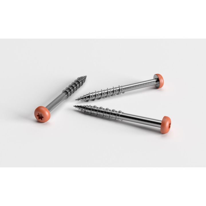 Puuruuvi Tempsi Punainen RR750 3,5 x 40 mm 100 Kpl