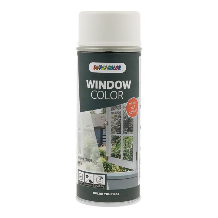 Spraymaali Dupli-Color Door & Window valkoinen 400 ml