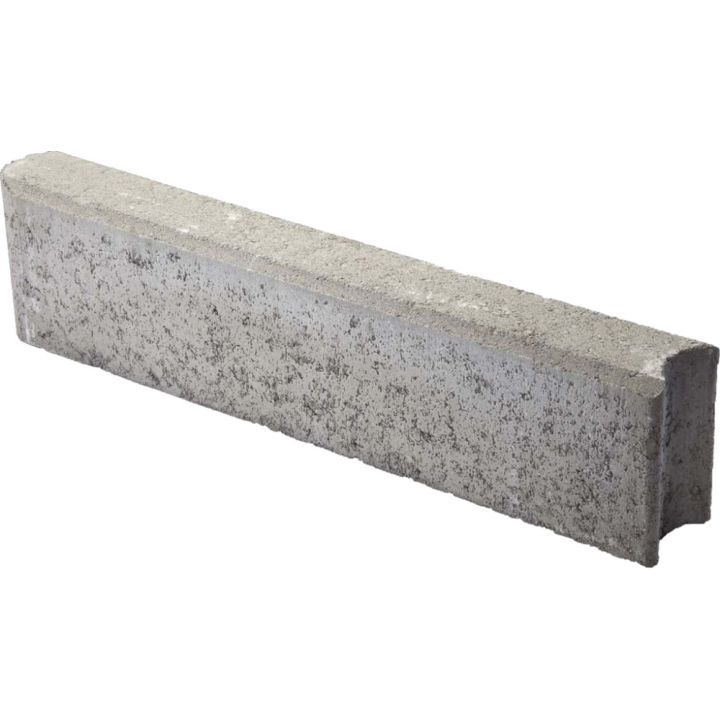 Nurmikon Reunakivi Lakka Harmaa 135 x 80 x 600 mm