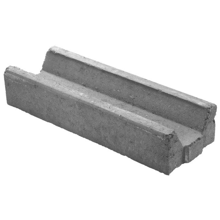 Vesikouru Lakka Harmaa 100 x 125 x 500 mm