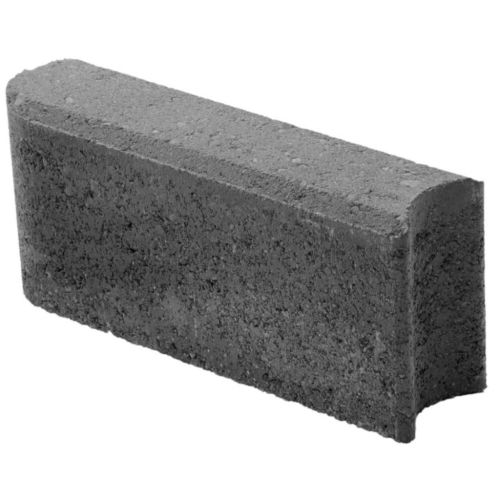 Nurmikon Reunakivi Lakka Musta 135 x 80 x 300 mm