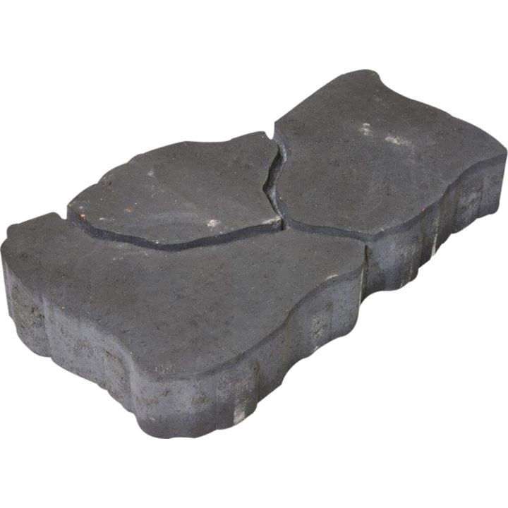 Loimuliuskekivi 80 Lakka Hiilenmusta 490 x 264 x 80 mm
