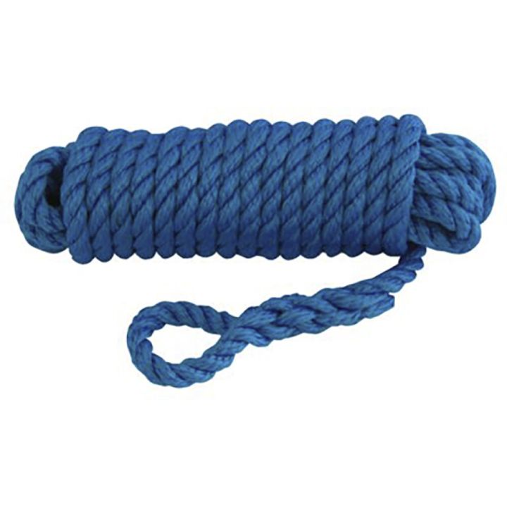 Lepuuttajan köysi Talamex sininen 10 mm x 2,5 m