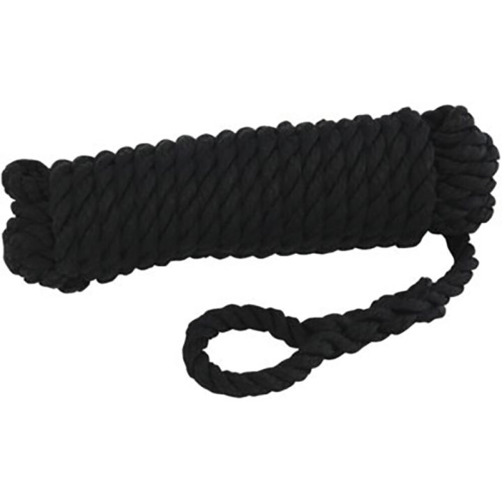 Lepuuttajan köysi Talamex musta 10 mm x 2,5 m