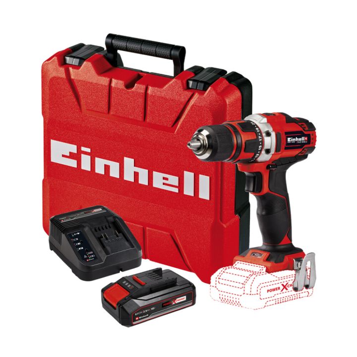Akkuporakone Einhell PXC TE-CD 18/40 + 2,5 Ah akku
