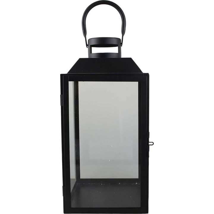 Lyhty Freya musta L 40 x 19 x 20 cm