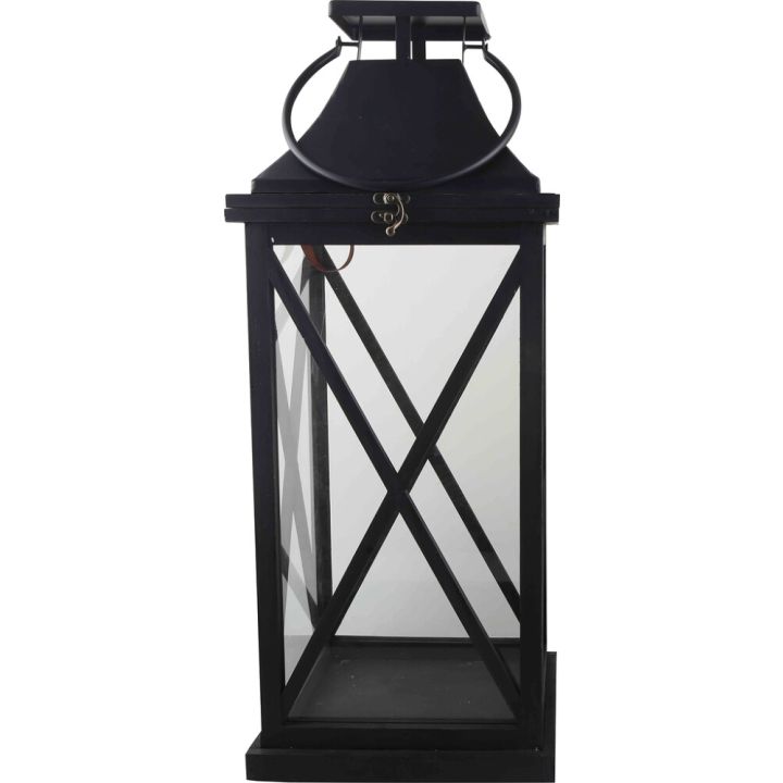 Puulyhty Frida musta 61 x 25 x 25 cm