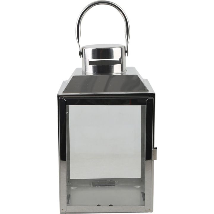 Lyhty Gemma 13,5 x 13,5 x 22,5 cm hopea