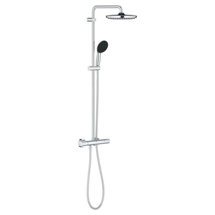 Suihkujärjestelmä GROHE Vitalio Start System 250 termostaatilla kromi