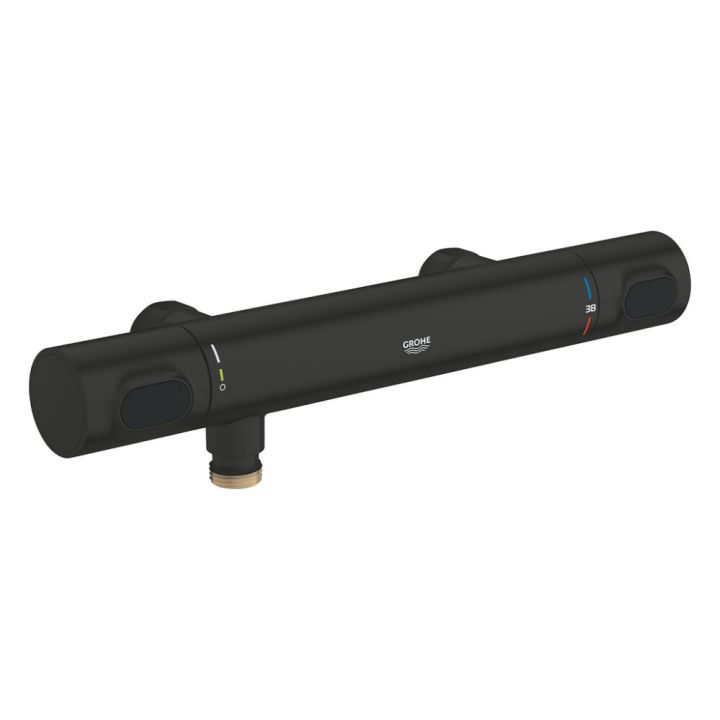 Termostaattihana Grohe Grohtherm 500 suihkulle mattamusta DN 15