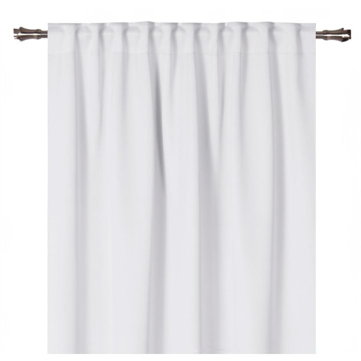 Verho Eclipse harmaa 140 x 260 cm Valkoinen