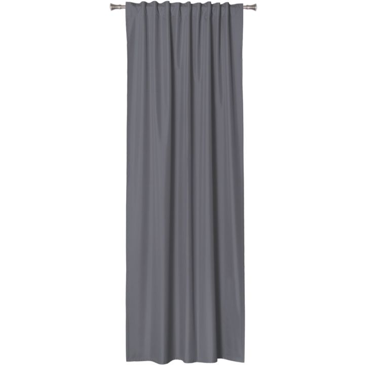 Verho Nuitt tummanharmaa 140 x 260 cm