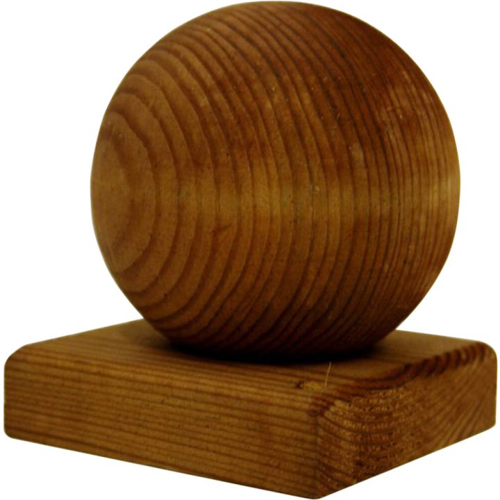 Tolpanhattu pallo 70 mm tolpalle ruskea