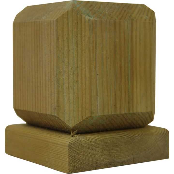 Tolpanhattu särmä 70 mm tolpalle vihreä