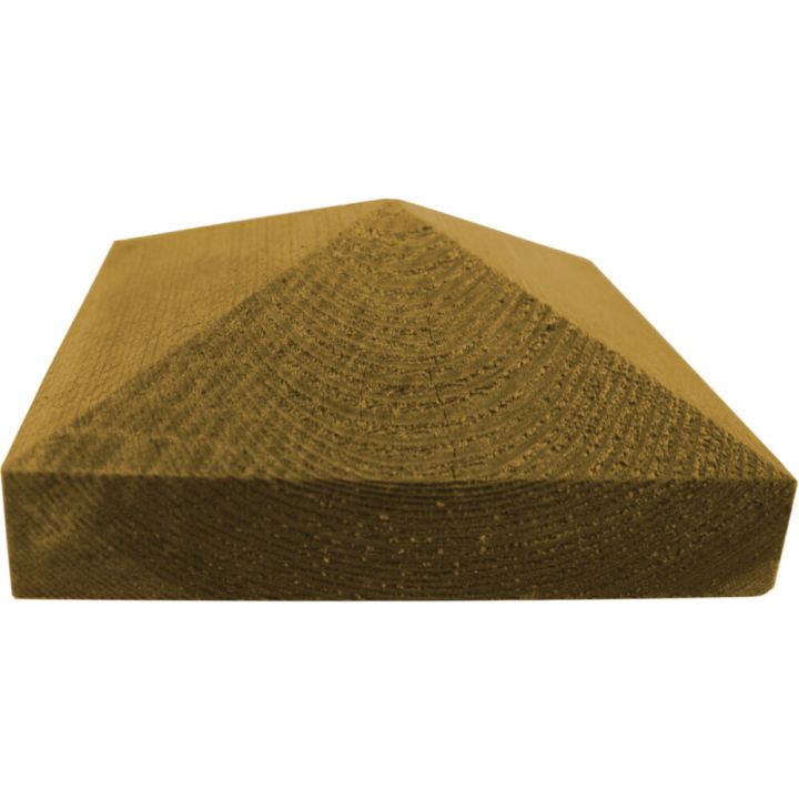 Tolpanhattu pyramidi 70 mm tolpalle vihreä