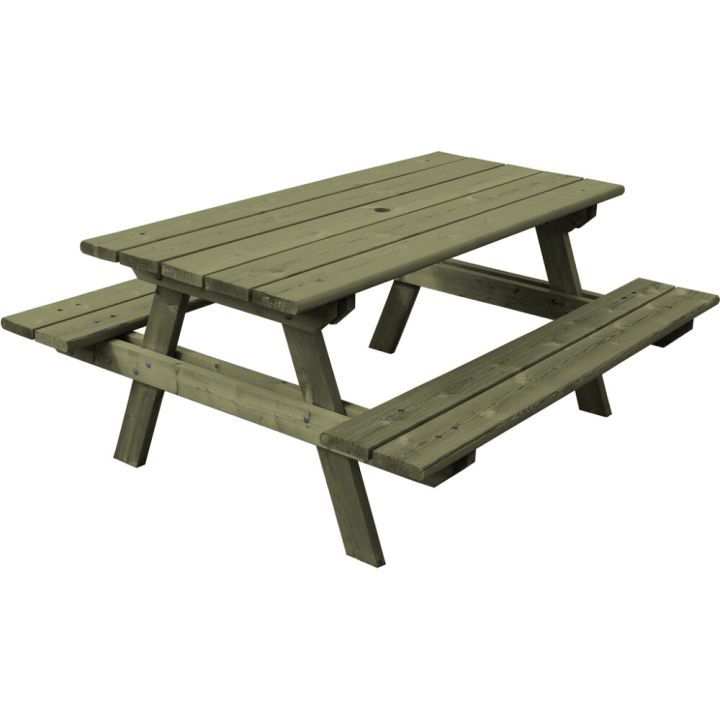 Pöytäryhmä Aleksi 180 x 150 cm vihreä