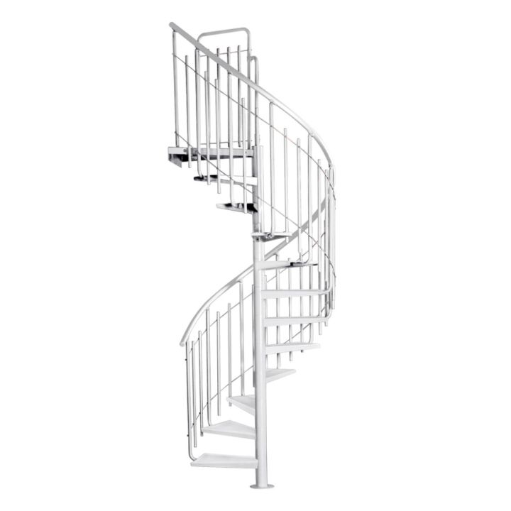 Kierreporras Atrium Solo Vertical metalli 120 cm, eri värejä