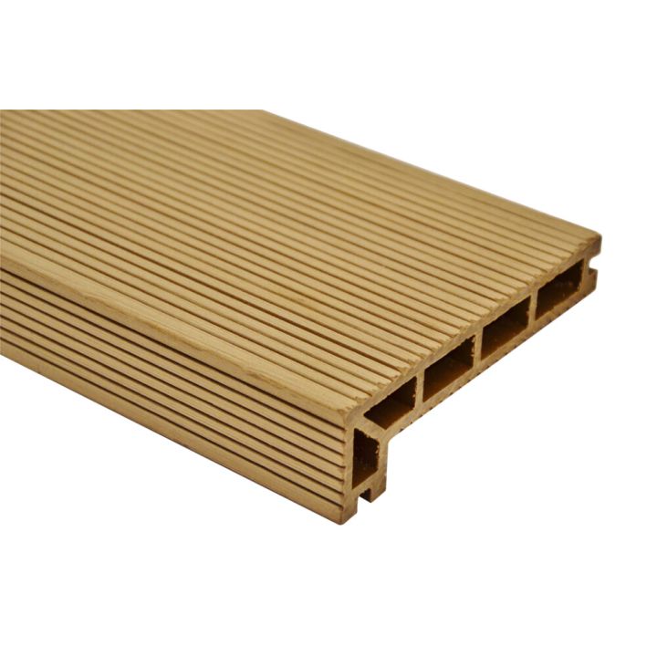 Komposiitti L-lista PolarDeck WPC Syvänne 24 x 44 x 184 x 4000 mm karamelli