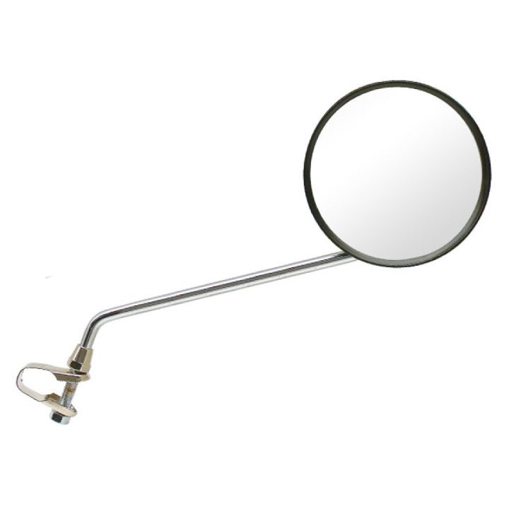 Pyörän taustapeili Cavo musta/hopea 10 cm