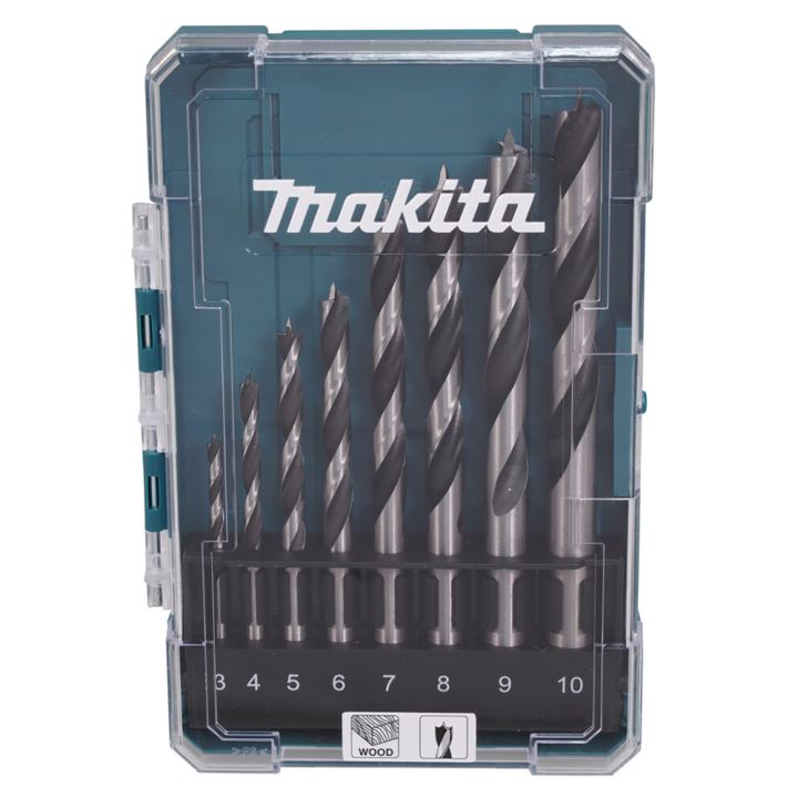 Puuporanteräsarja Makita D-77257 3–10 mm 8-os