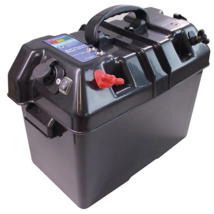 Akkukotelo Easterner tummanharmaa 42 x 23 x 33,5 cm