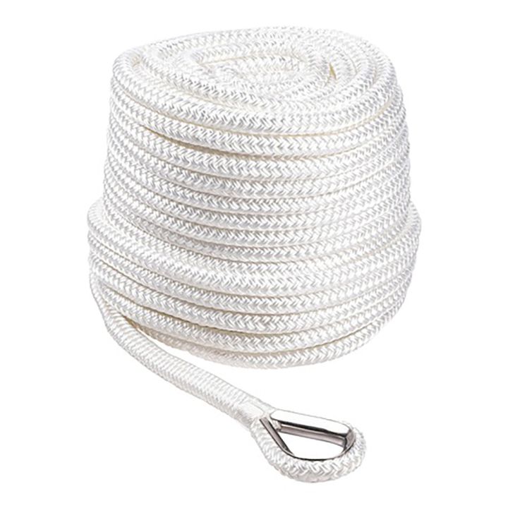 Ankkuriköysi Qvarken Dockline koussilla valkoinen 16 mm x 40 m