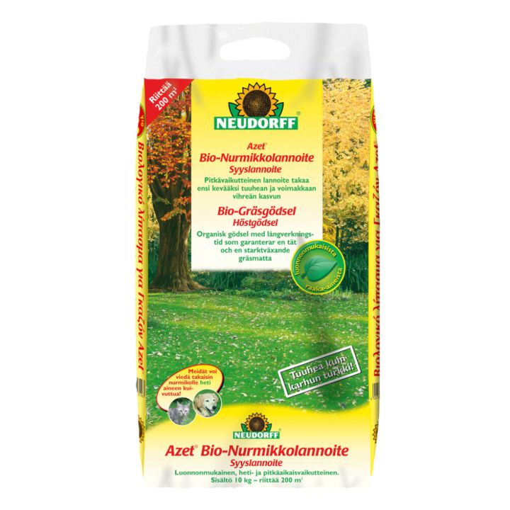 Bio-Nurmikkolannoite Neudorff syksy 10 kg