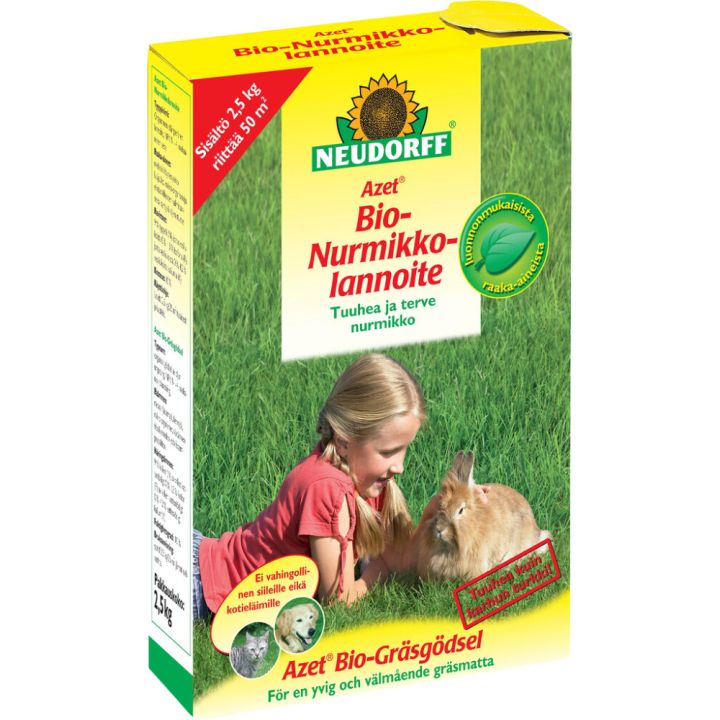 Bio-nurmikkolannoite Neudorff 2,5 kg