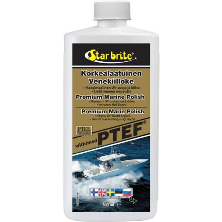 Korkealaatuinen venekiilloke Star brite PTEF 500 ml