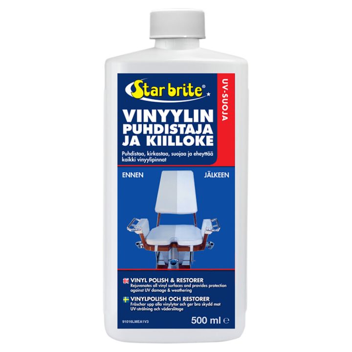 Vinyylin puhdistaja ja kiilloke Star brite 500 ml