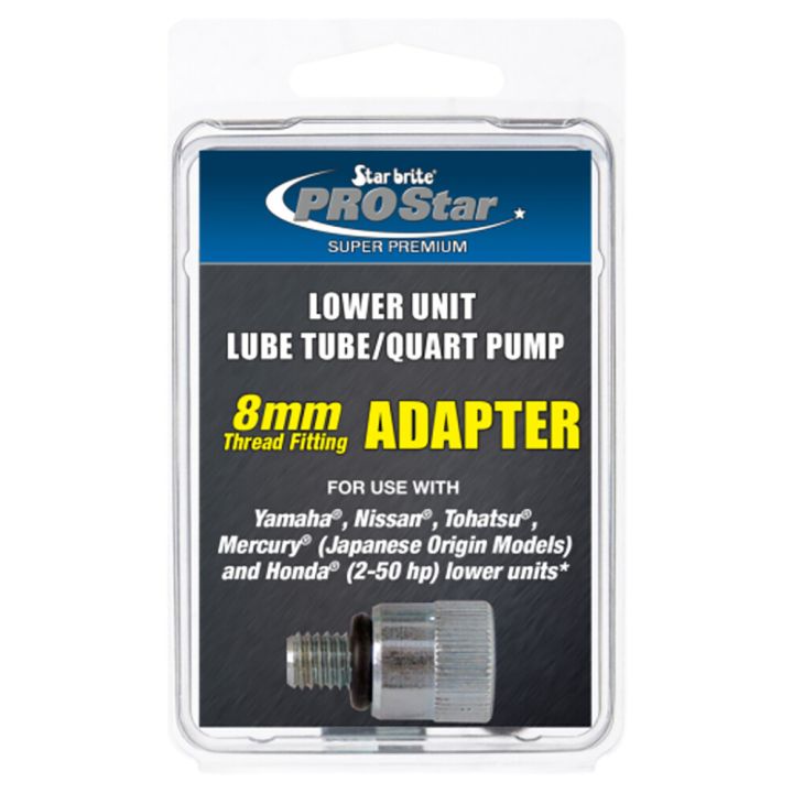 Adapteri vaihteistoöljypumppuun Star brite 2-50 hv 8 mm