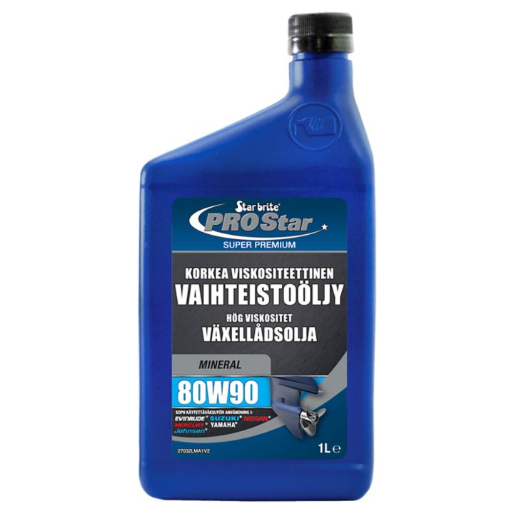Vaihteistoöljy Star brite 80W90 mineral 1 l