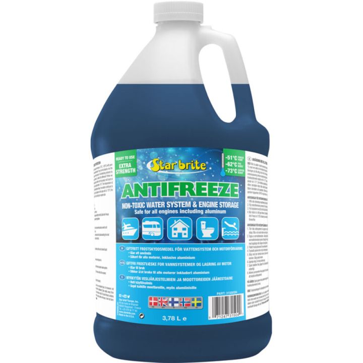 Myrkytön kausisäilytysneste Star brite Anti Freeze  -73°C laimennettava