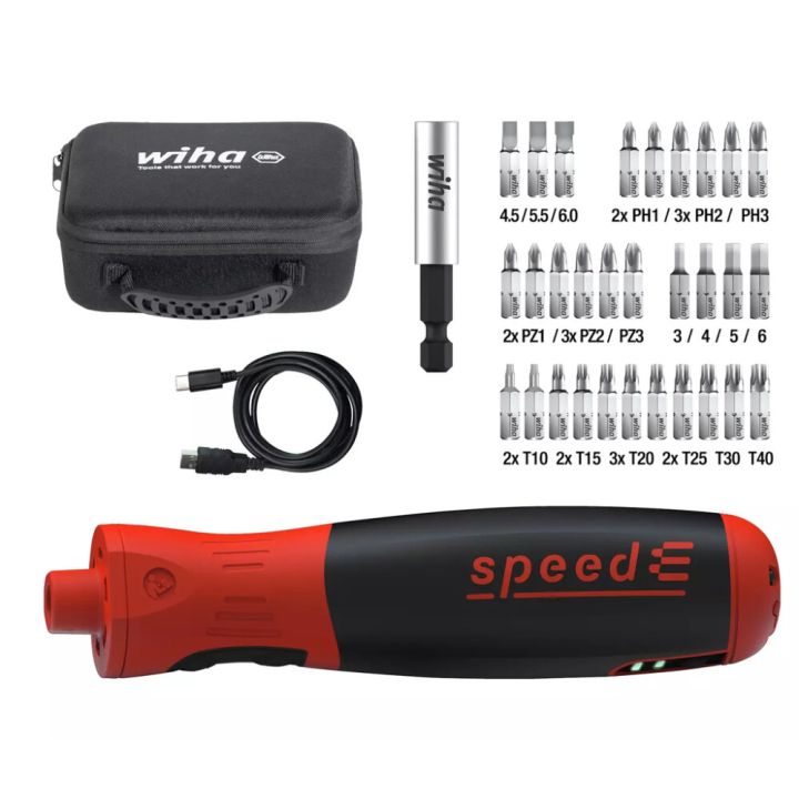 Akkuruuvimeisseli Wiha speedE® PocketDrive