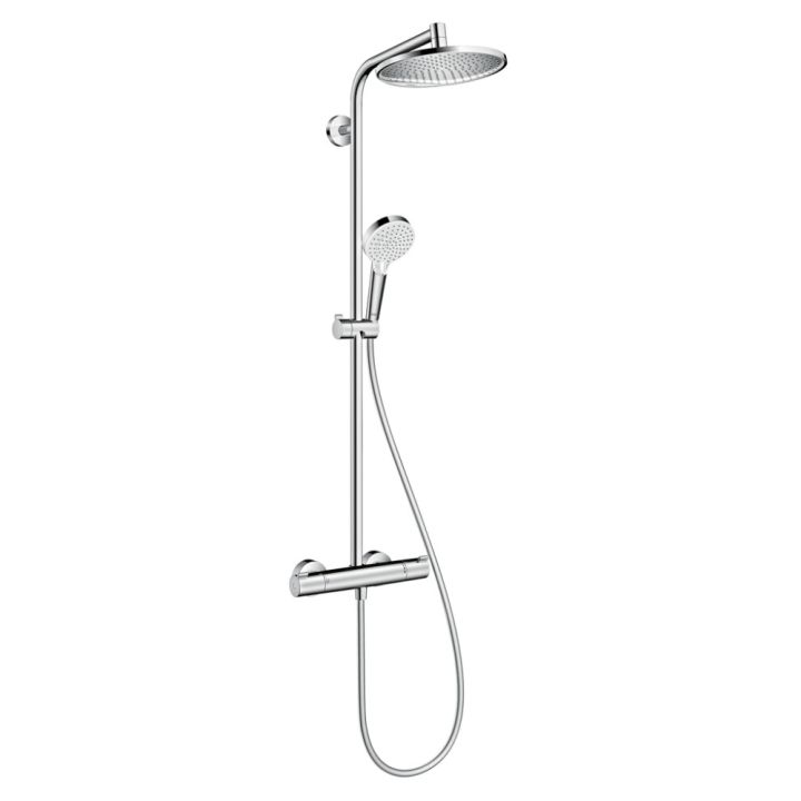 Suihkukokonaisuus Hansgrohe Crometta S Showerpipe 240 1jet kromi
