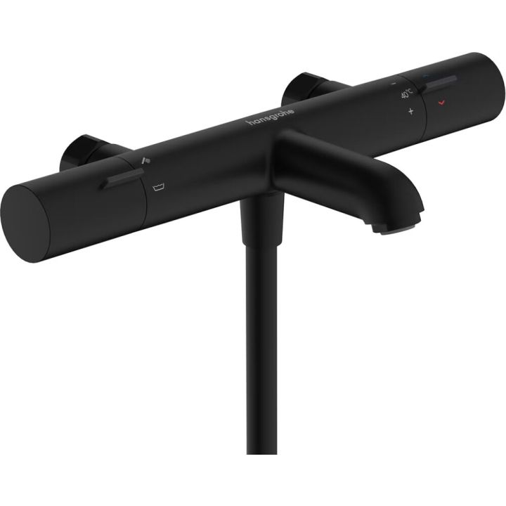 Termostaattisuihkuhana juoksuputkella Hansgrohe Nordic Ecostat Fine Musta