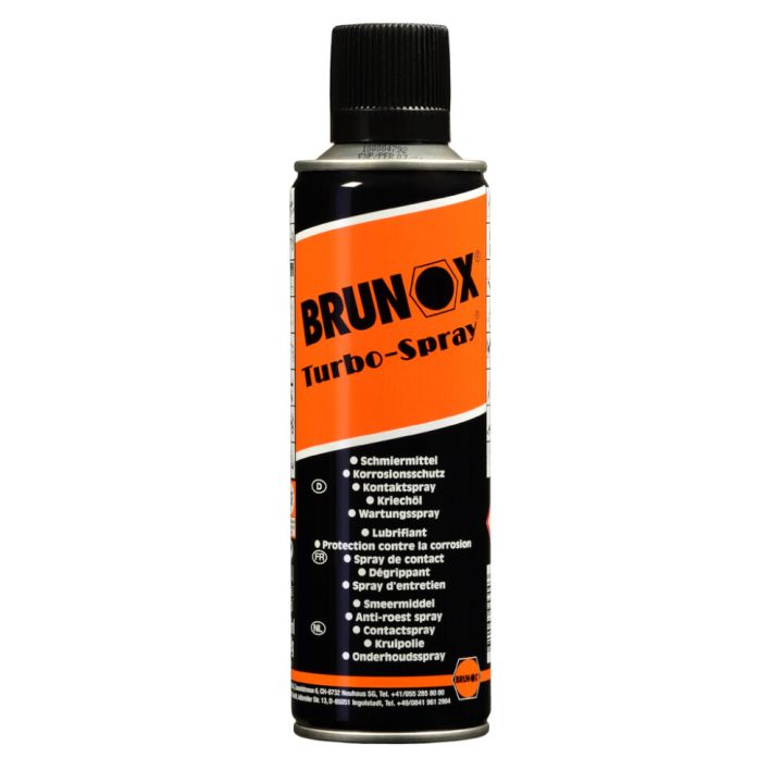 Aseenpuhdistusöljy Brunox Turbo-spray 300 ml