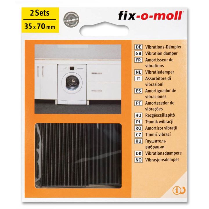 Tärinänvaimennin pesukoneelle Fix-o-moll 35 x 70 mm
